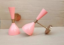 Mid Century Modern Wall Sconce, Stilnovo Bedside Handmade Brass Wall Lamp