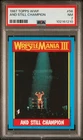 1987 TOPPS WWF #56 AND STILL CHAMPION PSA NM 7