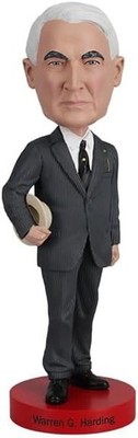 US Presidents Warren G. Harding 29. Präsident Actionfigur Royal Bobbles 13956