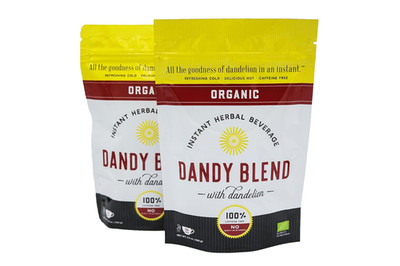 Two 50 Cup Bags of Organic  Instant Herbal Beverage with Dandelion - Two 3.53 Oz