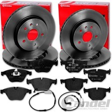 brembo BREMSSCHEIBEN+BELÄGE VORNE+HINTEN passend für BMW 3er E90 E91 E92 xDrive