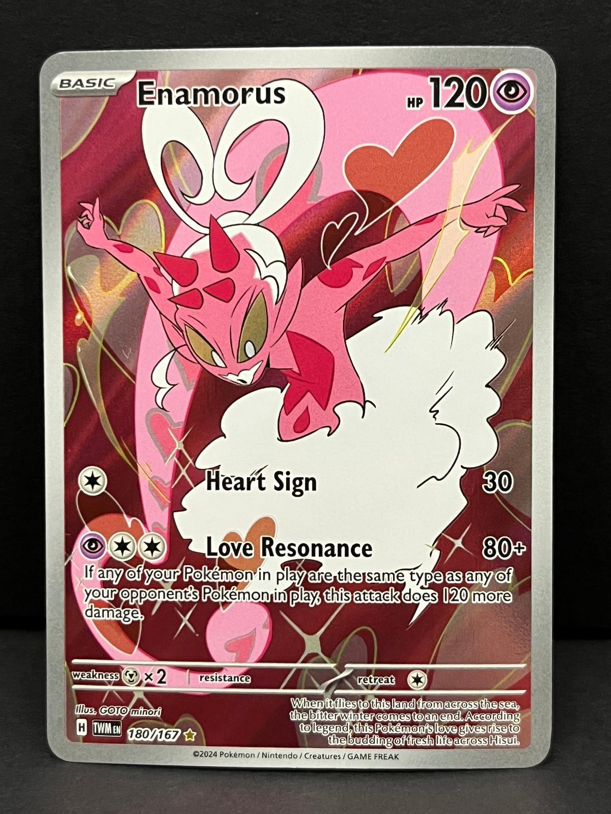 Enamorus 180/167 Illustration Rare Twilight Masquerade Pokemon Near Mint
