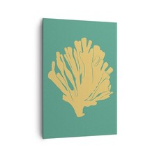 Quadro su Tela 70x100cm Corallo Moderno Minimalismo Stampe Immagini Murale