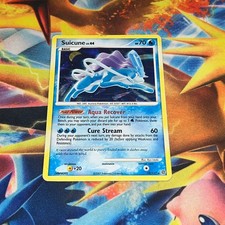 Suicune 19/132 Shatter Holo SECRET WONDERS Heavy Play Pokemon Card