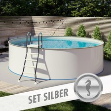 Gartenpool Komplettset 500x120 cm Sandfolie Aufstellpool Sandfilter …
