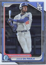 Josue De Paula 2024 Bowman #BCP-12 Chrome Prospects