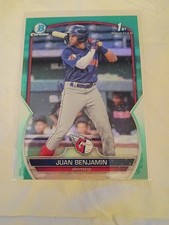 2023 Bowman Chrome Prospects Aqua Refractor / 125 Juan Benjamin #BCP-151 14mx