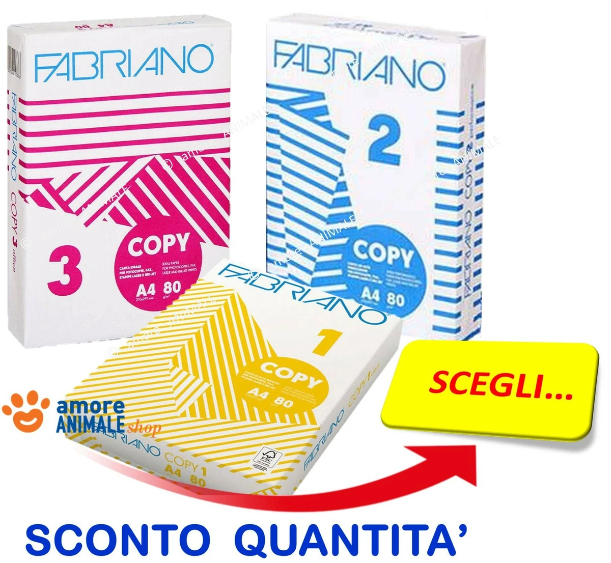 Navigator Pack 5x Risme Di Carta Formato A4 500 Fogli Da 80g Universal Copy - Foto 12