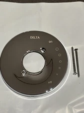 Delta Escutcheon 17 Series in Chrome RP73374 with Screws
