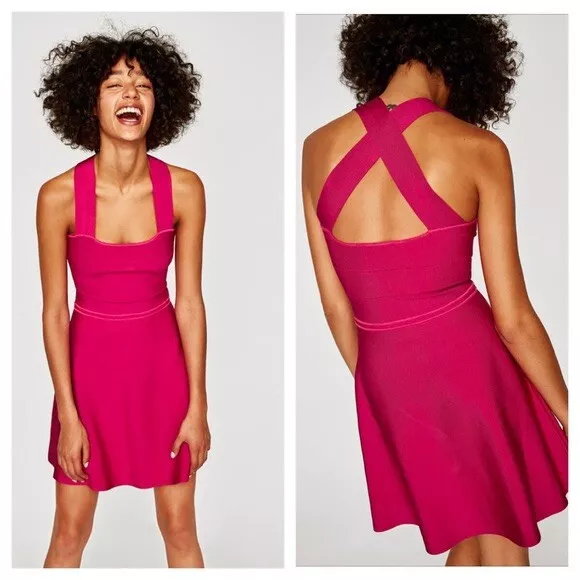 Zara top skater dress