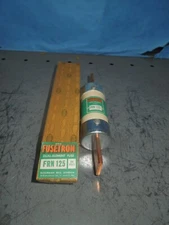 Bussmann Fusetron FRN-125 125A 240V Fuse New Surplus