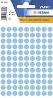 Herma 1843 1843 Vielzwecketiketten - Blau, Ø 8 Mm, Matt, 540 StüCk