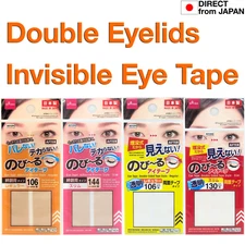Daiso Double Eyelid Tape Invisible Beige Transparent Regular Slim Made in Japan