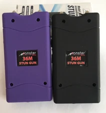(2)Rechargeable Stun Gun with LED Light - Free Taser Holster ，USA seller！