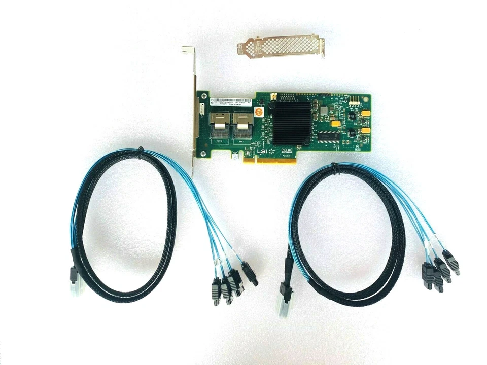 LSI 9223 9200 9240-8i HBA FW:P20 9211-8i IT Mode ZFS FreeNAS unRAID 2* SFF SATA - Image 3 of 3