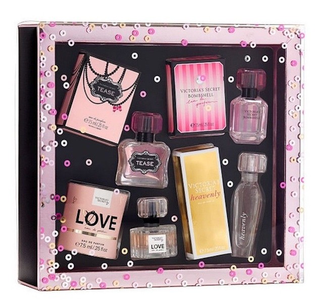 Victoria's Secret Mini Eau De Perfume Gift Set Tease Bombshell Love