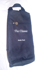 Bolsa de almacenamiento de pelotas de golf Leed's Golf the Classic Gullo Ford negra con cremallera ventilada