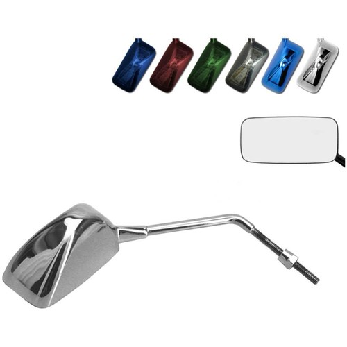 2x Maxtuned F1 Spiegel Chrom - M8 Universal Für Motorräder & Scooter