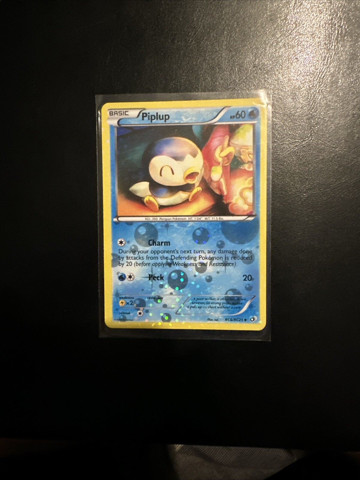 Pokémon TCG Piplup Legendary Treasures RC6/RC25 Uncommon
