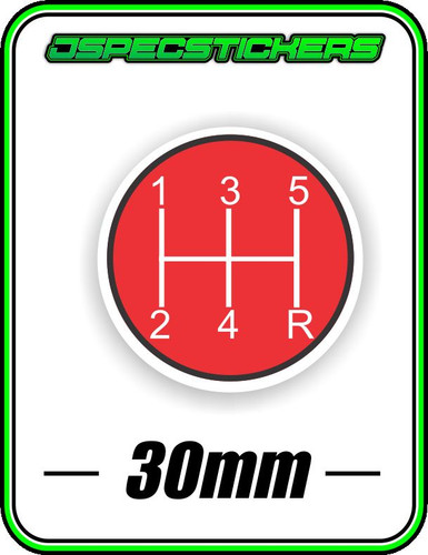 GEAR KNOB SHIFTER STICKER 5 SPEED MANUAL CAR DEFECT H PATTERN IMPORT LOWLUX 4WD - Picture 5 of 9