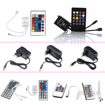 LED RGB IR RF Controller Steuerung Fernbedienung 12V 3A 2A 1A DC Steckernetzteil