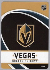 Vegas Golden Knights Jersey & Team Logo NHL Hockey MasterPieces Playing Card