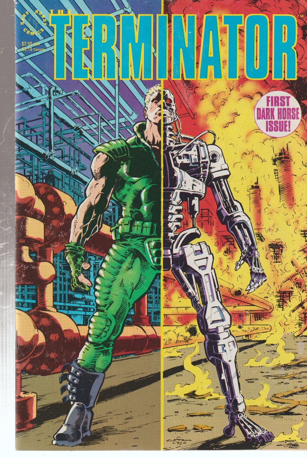 DARK HORSE COMICS TERMINATOR #1 (1990) 1ST PRINT F