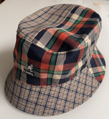 KANGOL PLAID MASHUP Bucket Hat Fischerhut L