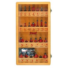 NEW Freud 92-100 NDELUXE 26 PIECE  Router Bit System SET 1/4" SHANK WOODEN CASE