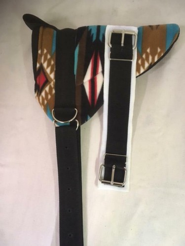 MINIATURE HORSE / SM PONY BAREBACK PAD CHILDRENS SADDLE TURQUOISE SW - CINCH - Picture 2 of 5