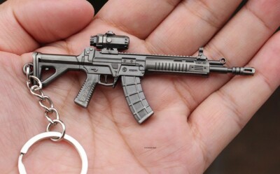 WW2 GERMANY mini gun China QBZ191 full metal keychain toy