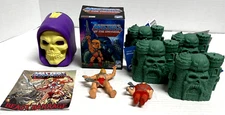 He-Man Mixed Lot of 9 Toys Mega Construx Eternia Minis Vintage Erasers MOTU