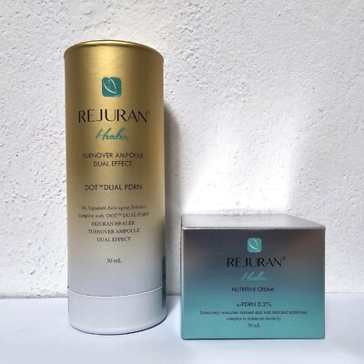 Rejuran Healer Turnover Ampulle DOT Dual Effect PDRN 30ml & Nutritive Cream 50ml