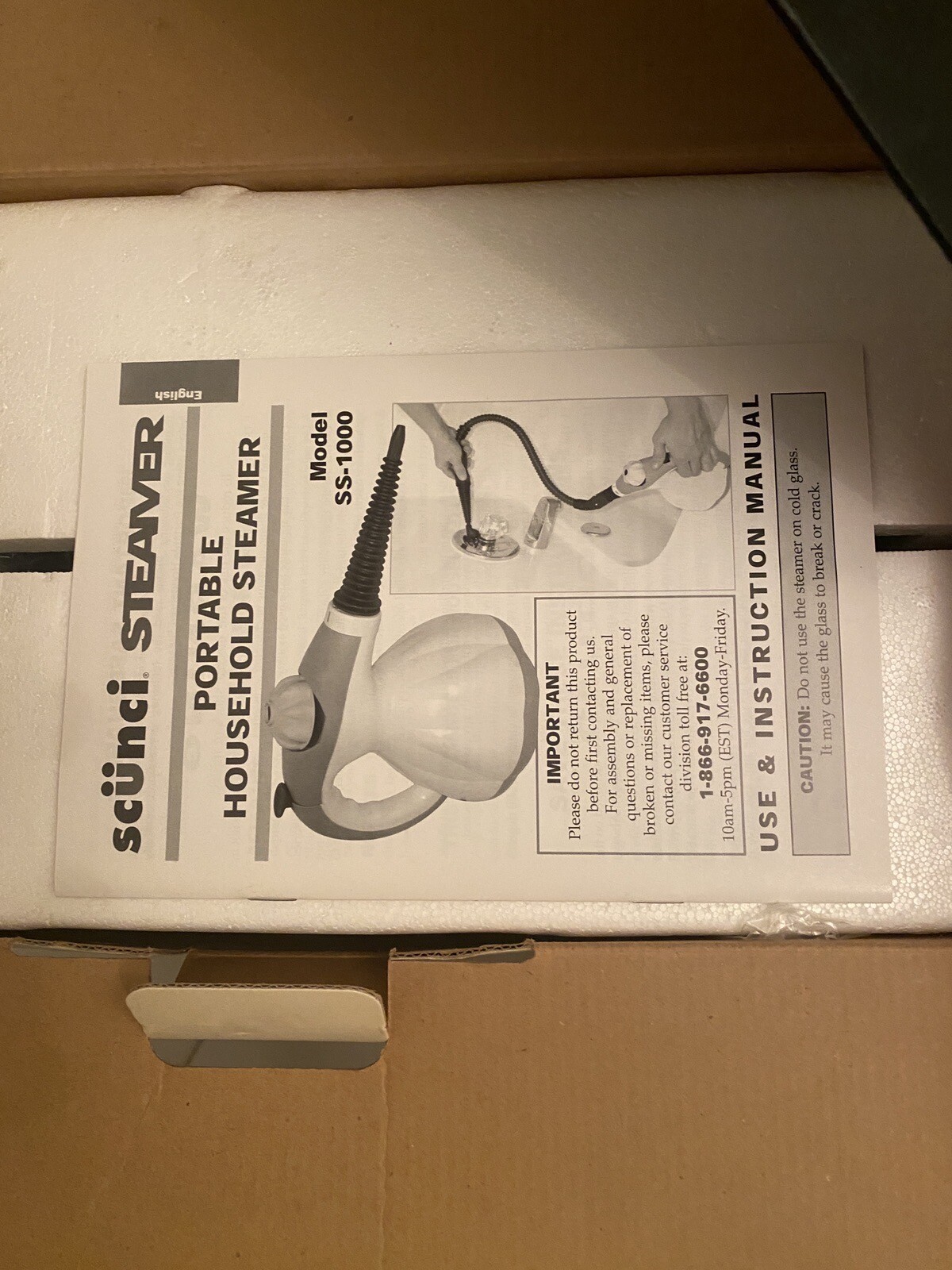 SCUNCI Steamer Ss1000 Handheld Steam Cleaner for sale online eBay