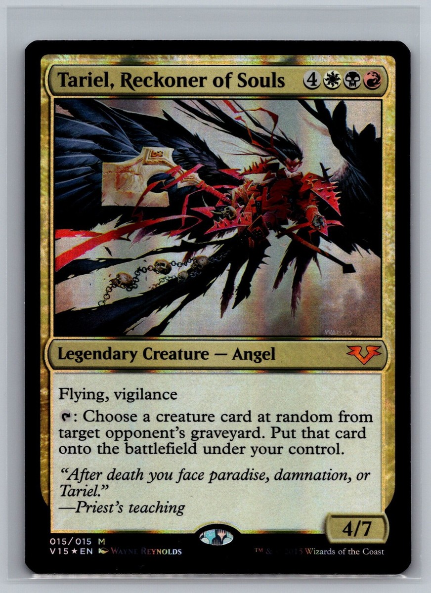 Tariel Reckoner of Souls FOIL 015 Magic Gathering MTG From the
