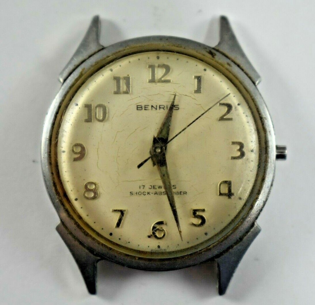 Vintage Benrus Shock Absorber Manual Wind 17J Series #3051 Wrist Watch lot.5