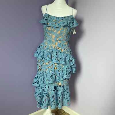 ivory lace floor length dress Maggie Ivory High Neck Floral Lace Maxi Dress, M / White main image 0