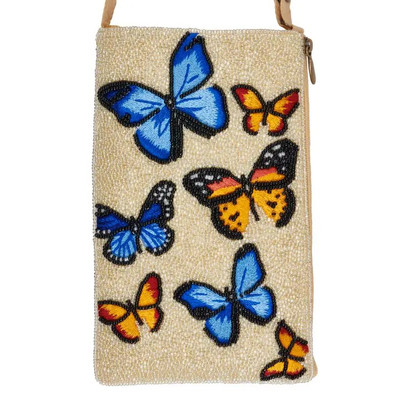 Borsa A Tracolla E Polsino Bamboo Trading &ndash; Kindness Club &ndash; Perline E Cotone &ndash; Piccola