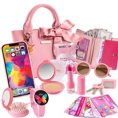 Princess Pretend Play Girls Purse Toddler Girl Toys Make Up Set