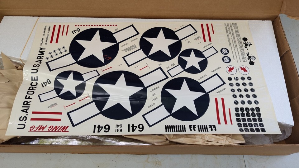 P38 Lightning WS 70" RC Airplane Short Kit + Wood pack + Retracts eBay