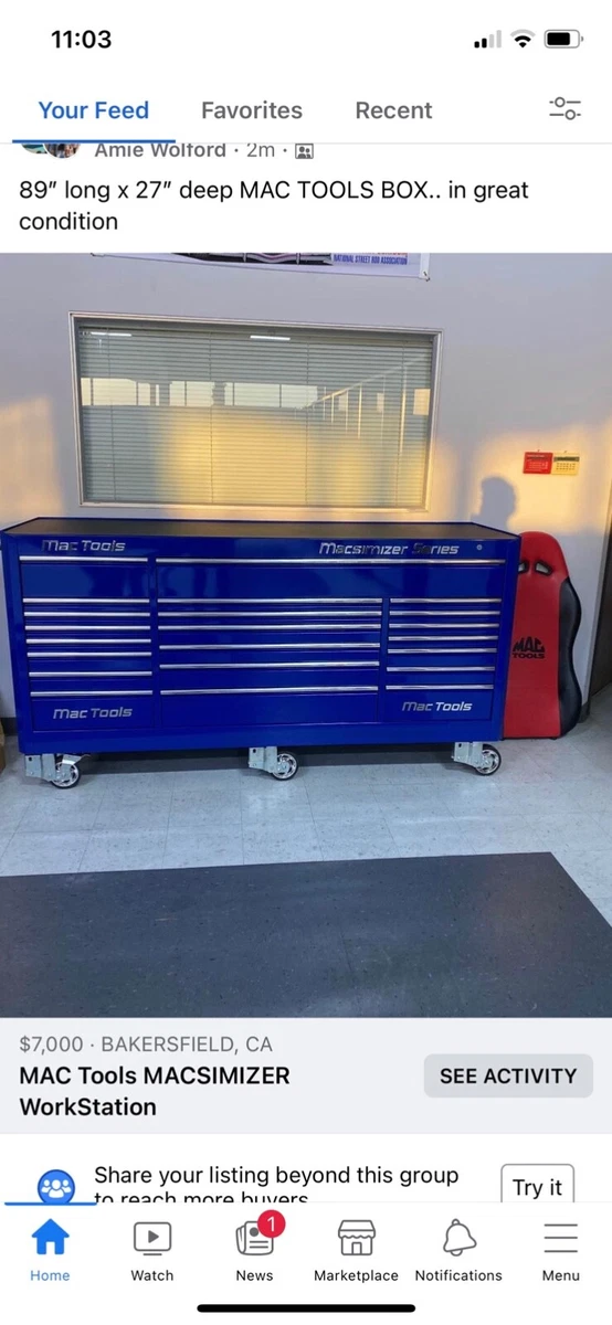 Macsimizer tool box outlet