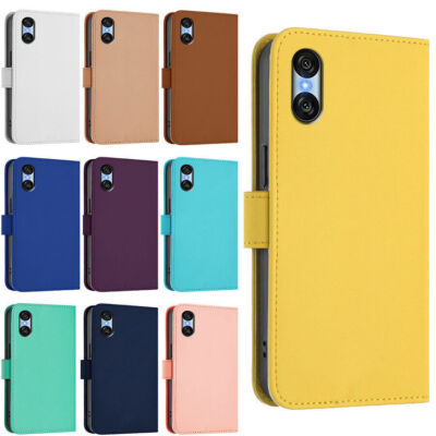 Candy Color PU Leather Wallet Phone Case For Sony Xperia 10 IV 5 VI 5V 10V VI 1V