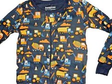 C5 NWT 9-12M The Children's Place CUTE CONSTRUCTION Snug Footed Sleeper Pajamas