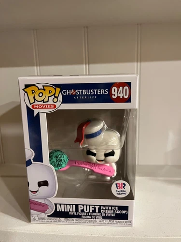 Funko POP Movies Ghostbusters Afterlife MINI PUFT B.R With Ice Cream