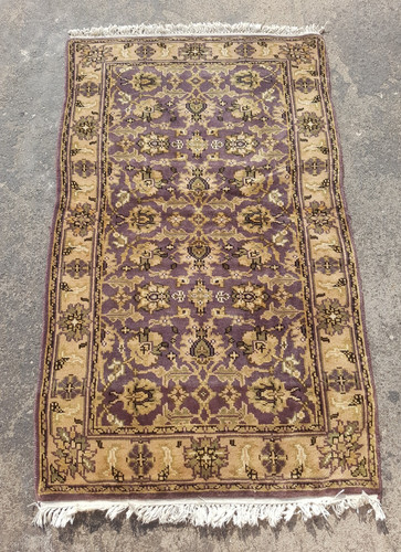 Vintage Hand Made Traditional Rug Oriental Wool Multicolor Carpet 15092x cm