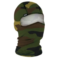 Zan® Polyester Balaclava Woodland Camo