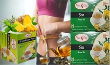Senna Detox + Green Tea with Pineapple – Natural Cleanse Slimming Weight Control