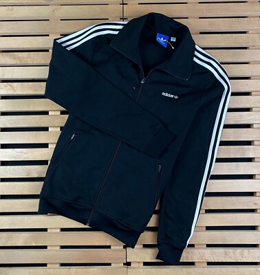 Men s Track Jacket Bomber Adidas Originals Black Size L