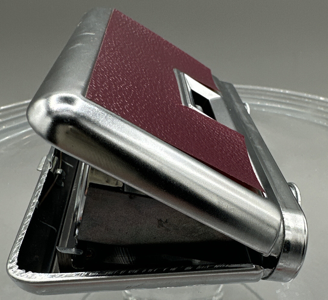 KRON Crystar Lens Collapsible Travel Binoculars/2.5x Red Opera Glasses