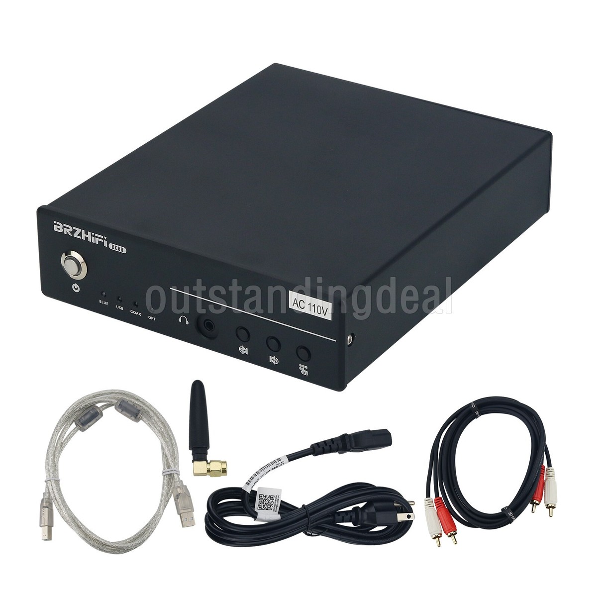 DC60 BT5.1 USB DAC Audio Decoder Headphone Amp w/ 4pcs